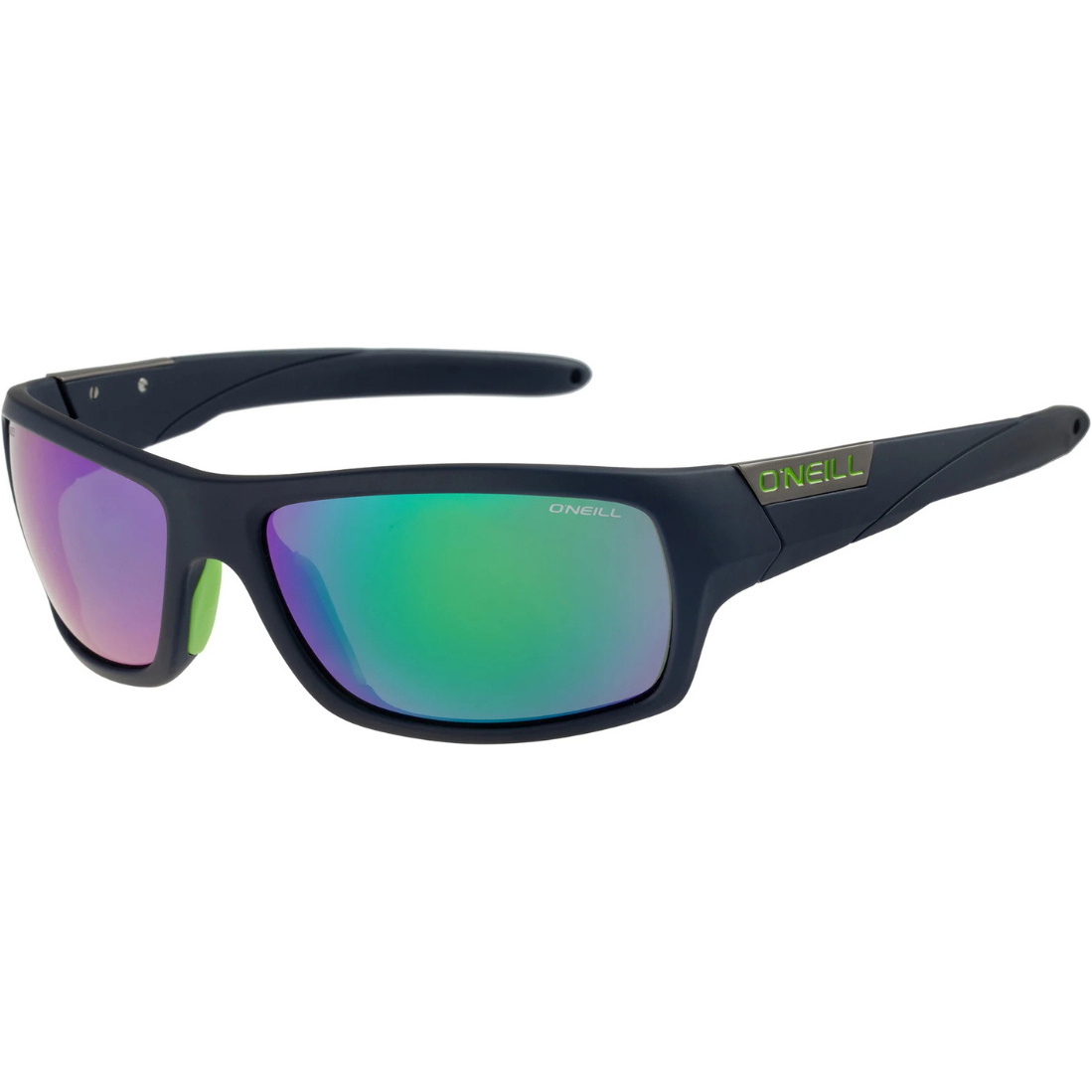 2026 O'Neill Mens Sunglasses Barrel 2.0 ONS-BARREL2.0-132P - Matte Navy / Lime